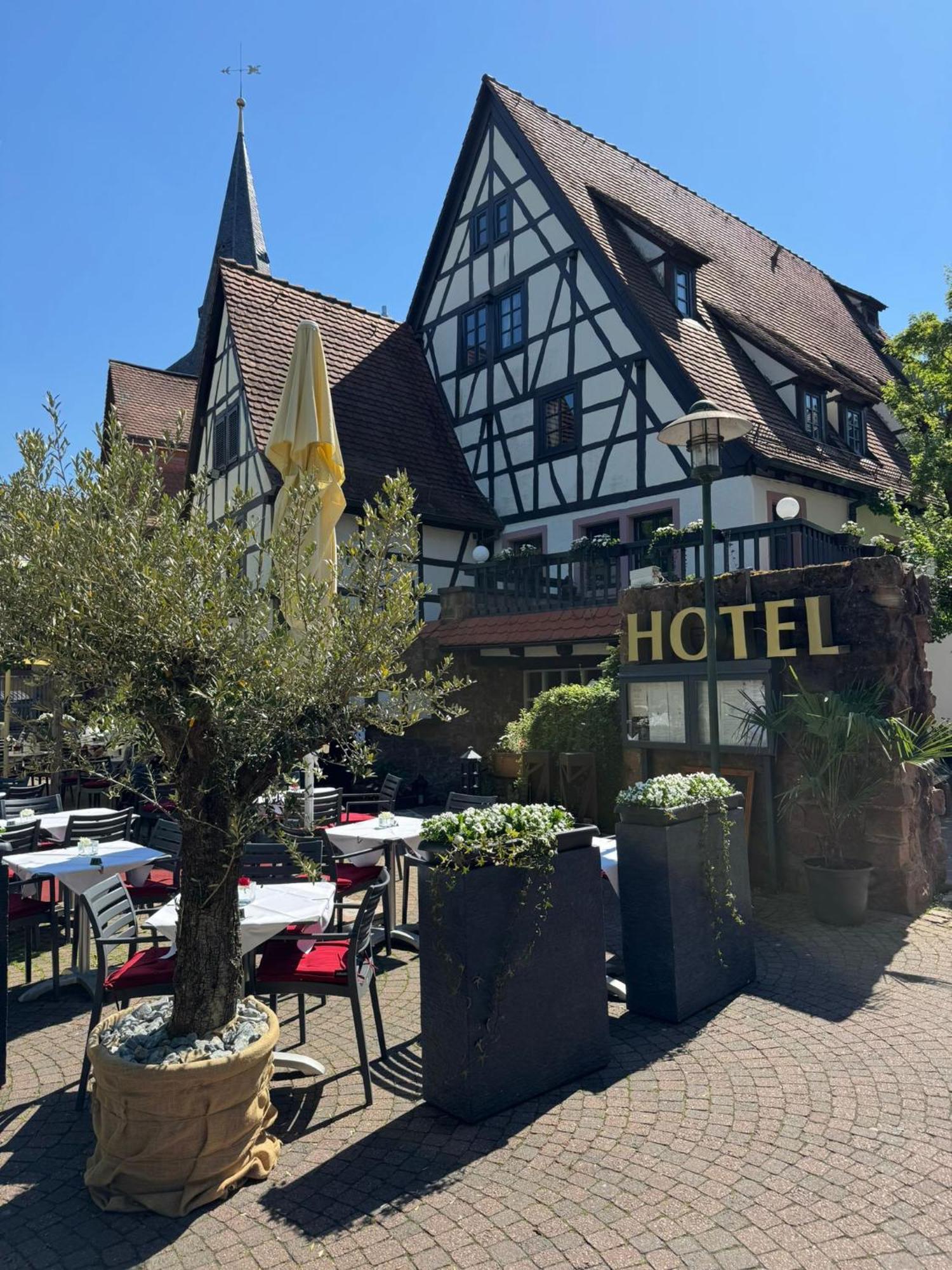 Hotel Restaurant Altes Badhaus Eberbach  Ngoại thất bức ảnh