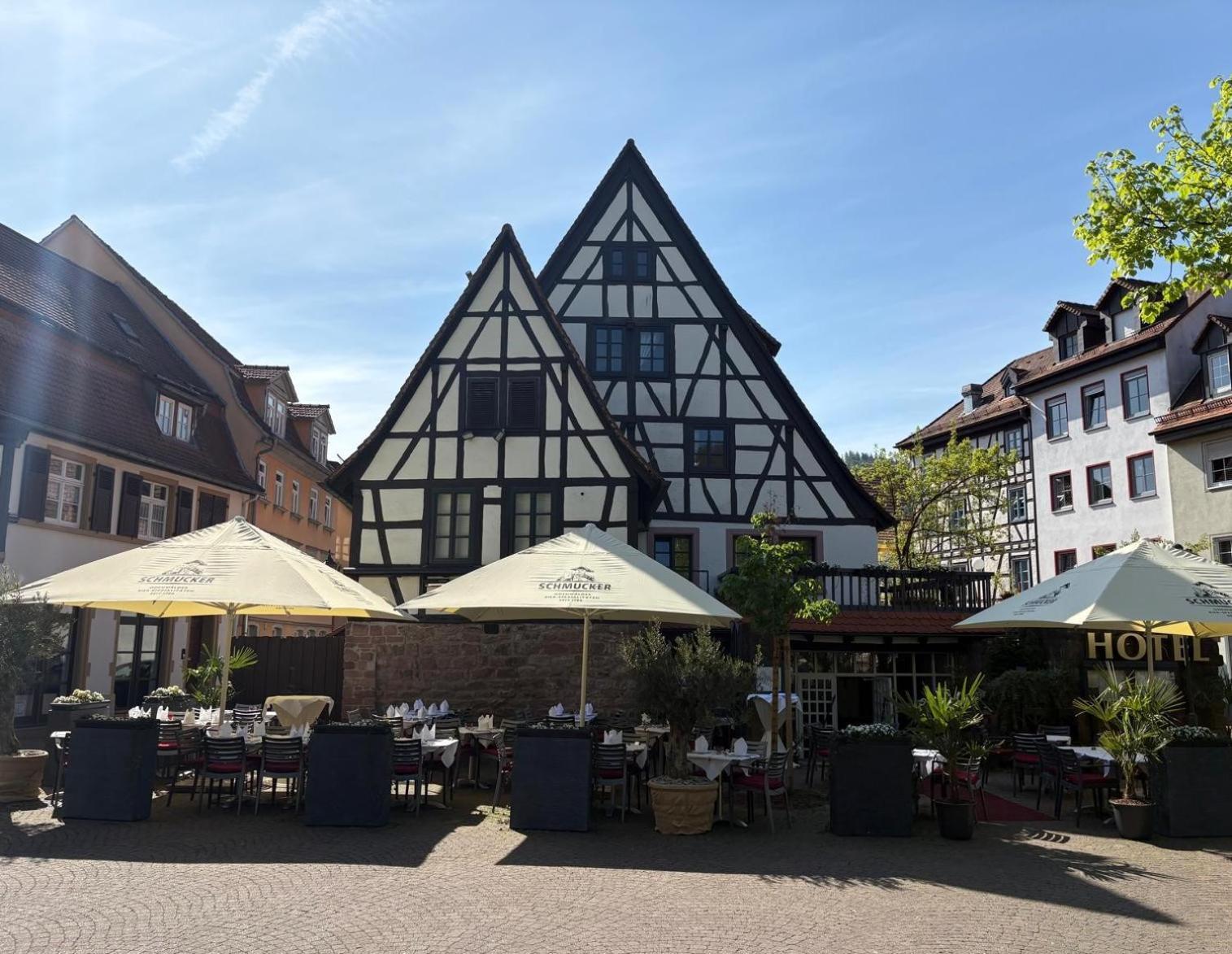 Hotel Restaurant Altes Badhaus Eberbach  Ngoại thất bức ảnh